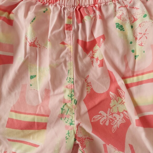 Lilly Pulitzer Shorts Swimsuit Print Pink Elastic Waistband Size 3T - Picture 5 of 11